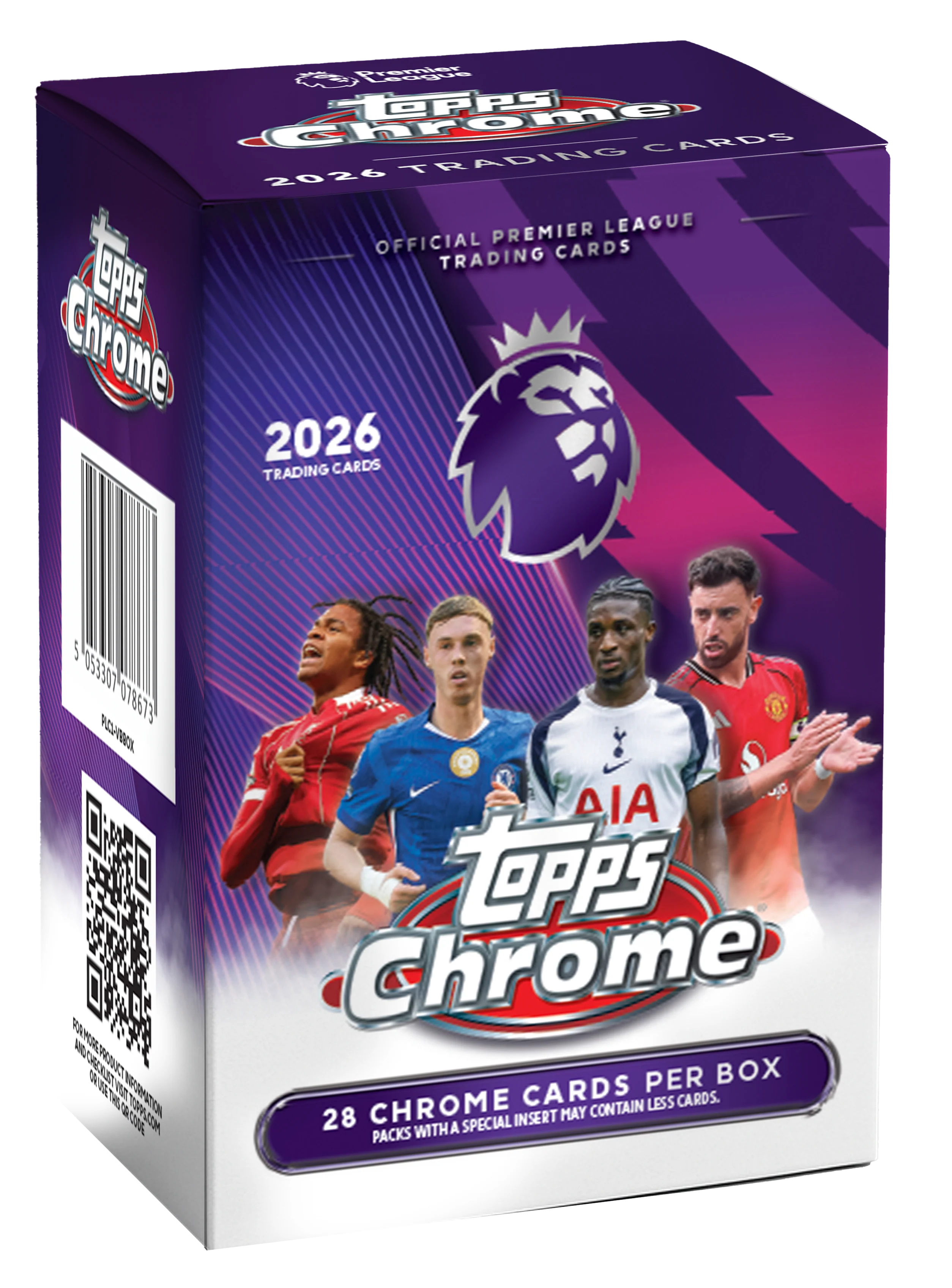 2026 Topps Chrome Premier League Soccer Value Box
