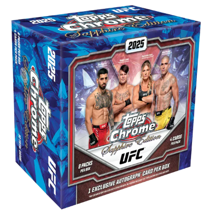 2025 Topps Chrome UFC - Sapphire Edition Hobby Box