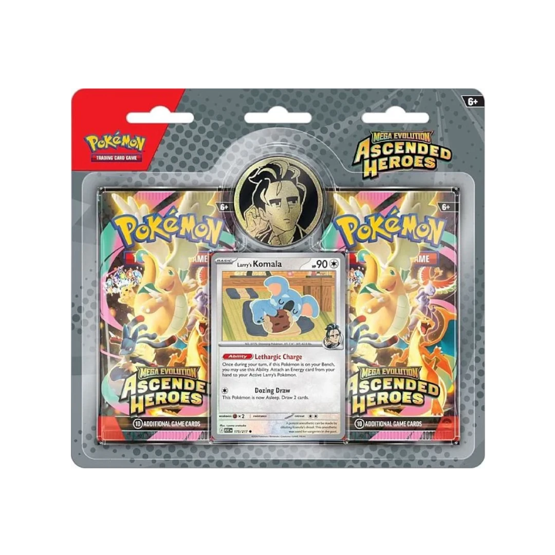 Pokémon TCG: Mega Evolution - Ascended Heroes - Trainer's 2-pack Blister - Larry's Komola