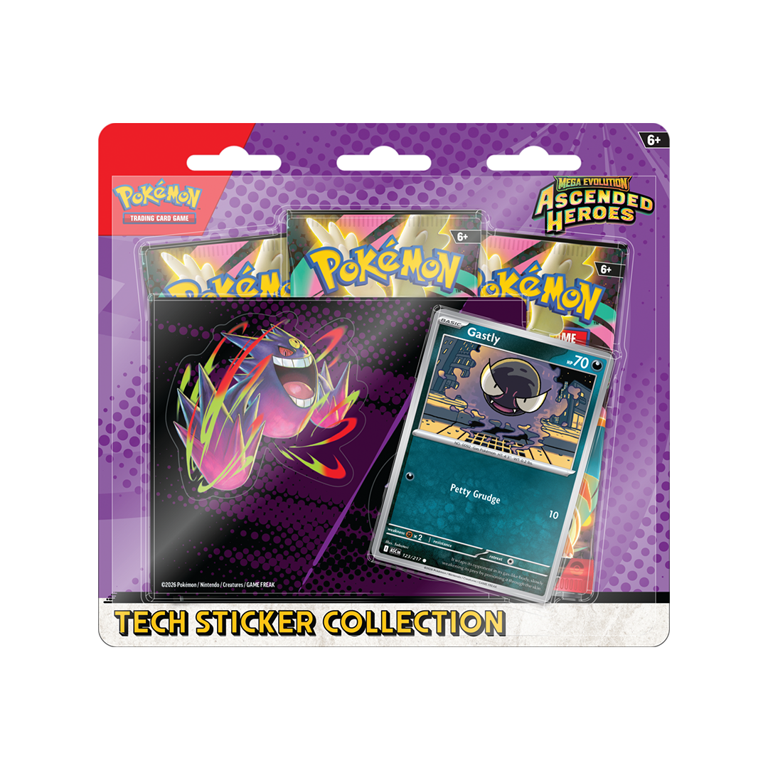 Pokémon TCG: Mega Evolution - Ascended Heroes - Tech Sticker - Gastly/Mega Gengar