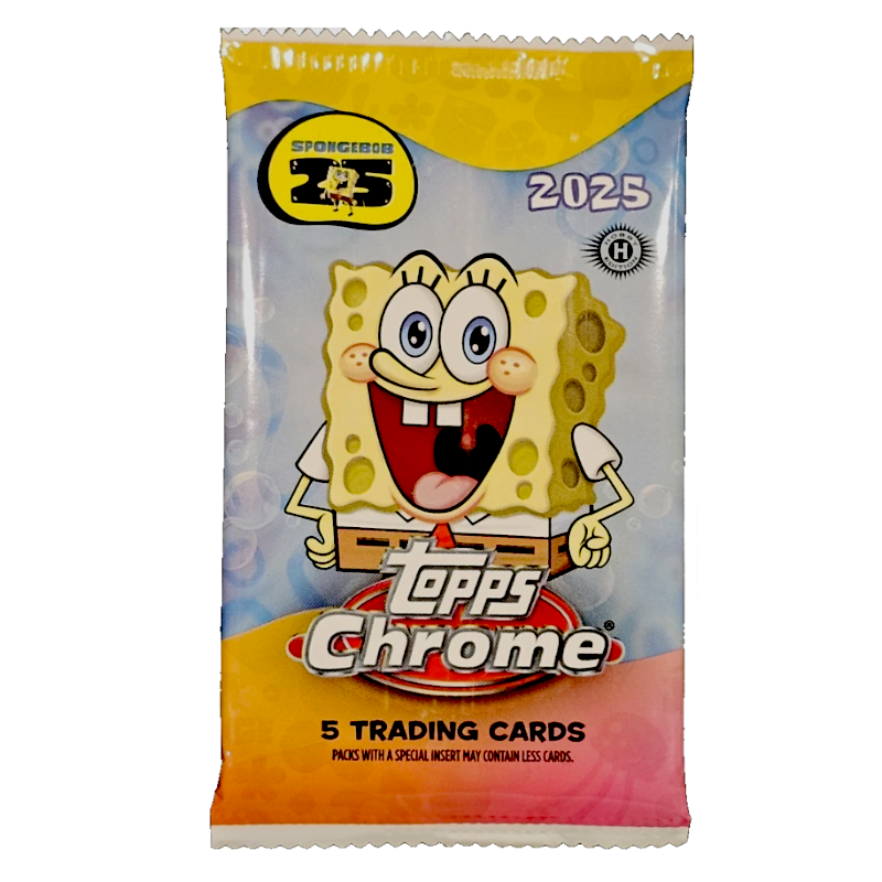 (LIVE BREAK) 2025 Topps Chrome SpongeBob 25th Anniversary – HOBBY BOOSTER